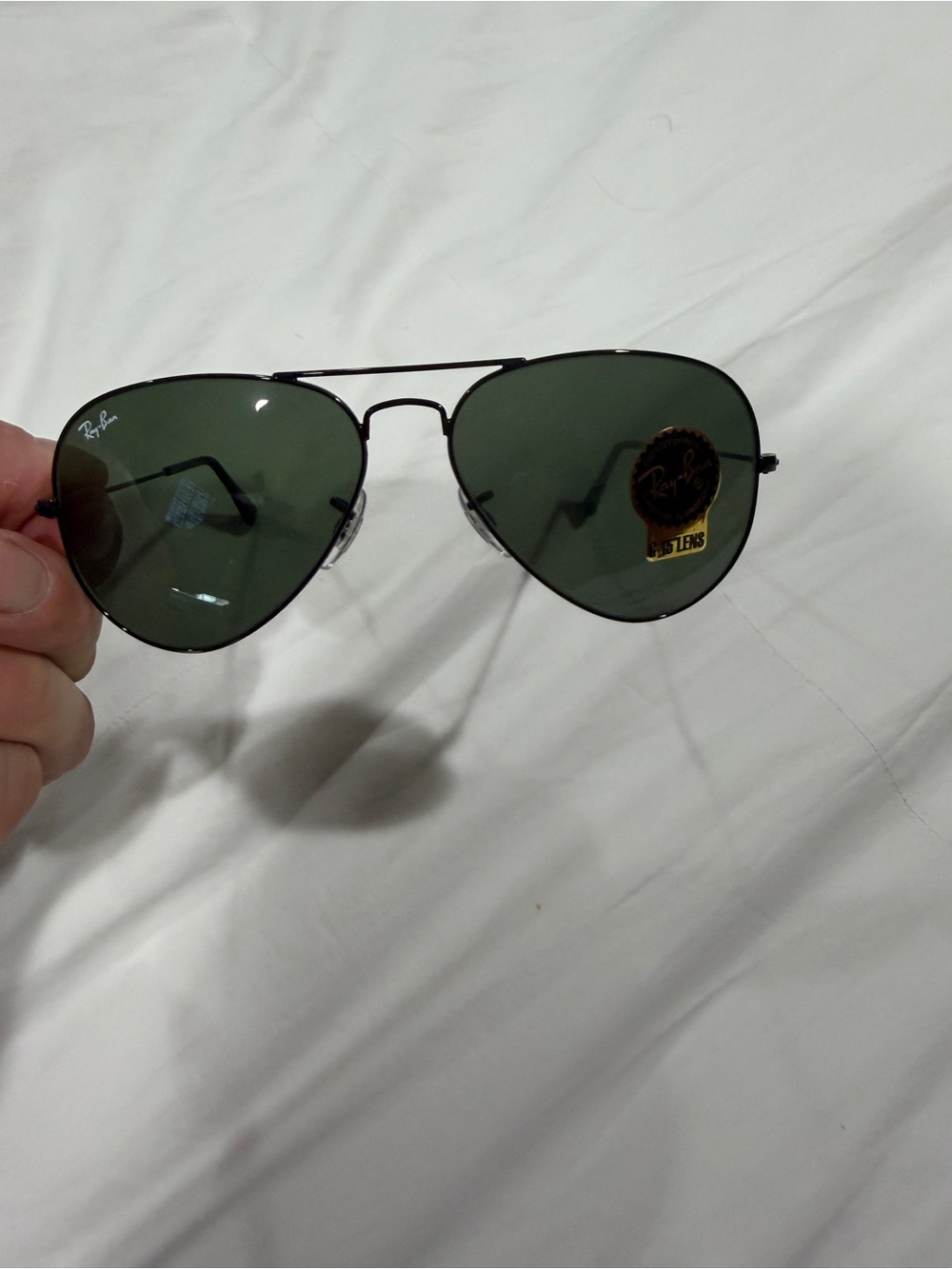 Ray-Ban Aviator Classic Men’s Sunglasses in black